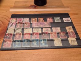 England Briefmarken auf Karte K1 Zustand gemäss Bild