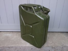 Militär Benzinkanister Kanister 20 Liter Jahrgang 1987 Metal