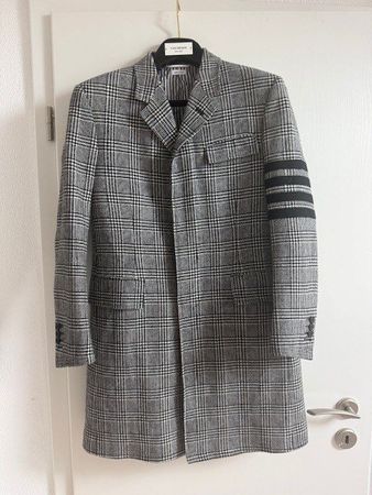 THOM BROWNE - WOLLMANTEL - NEU