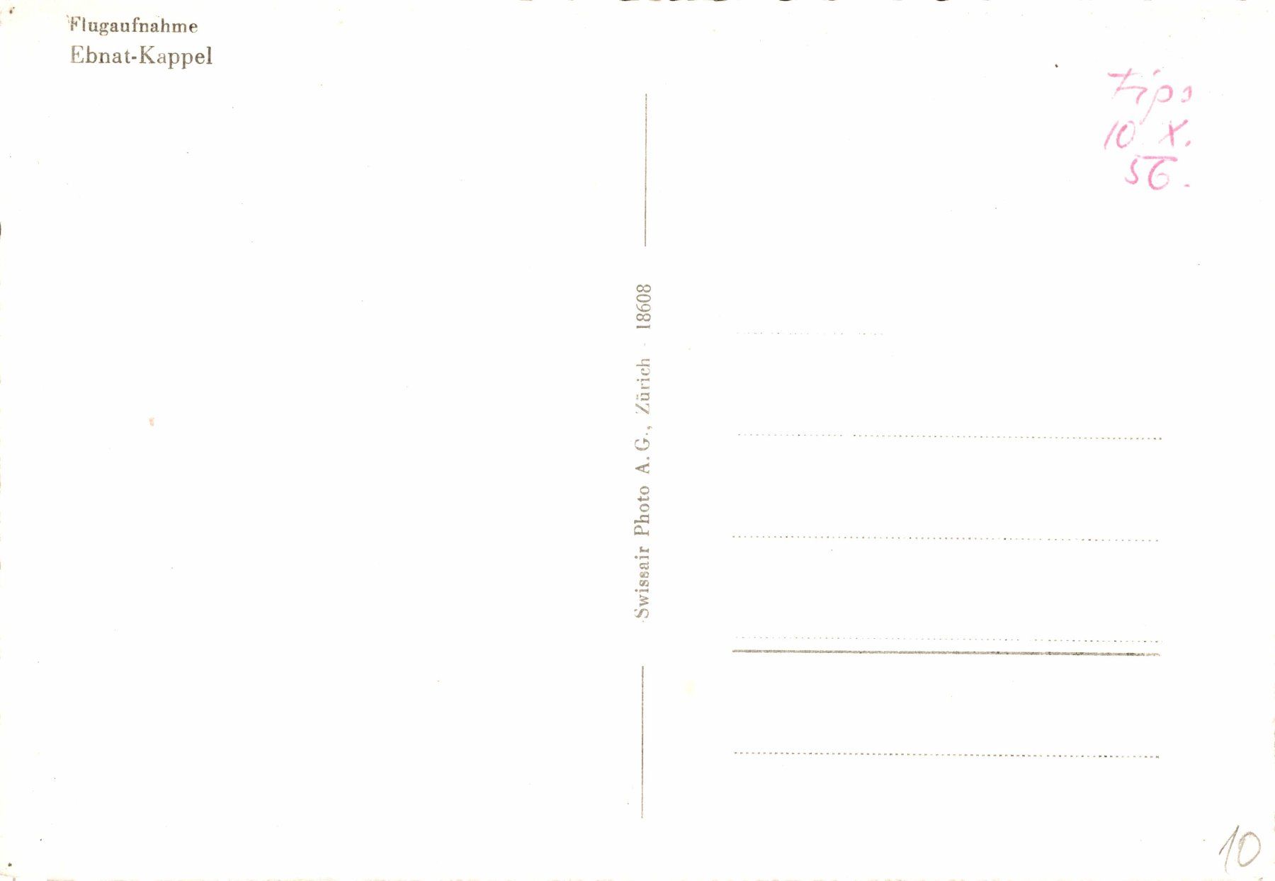 Cartoline postali: Flugaufnahme Ebnat-Kappel – Usato da Bronschhofen venduto da Astore 1