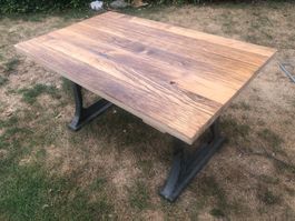 Upcycling Salontisch Couchtisch Beistelltisch  Altholz
