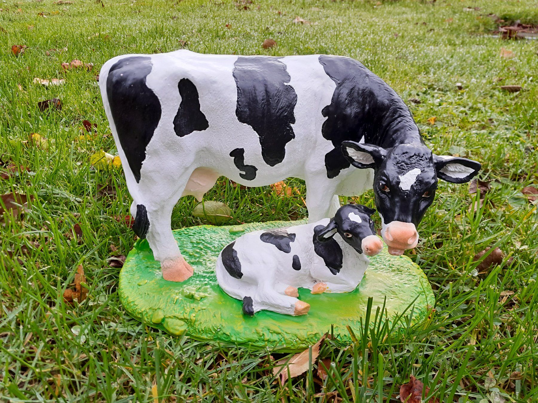 Tutte le decorazioni: Vache avec son veau hauteur 22 cm – Nuovo (secondo la descrizione) da courtételle venduto da capsule05