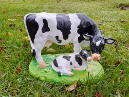 Vache avec son veau hauteur 22 cm