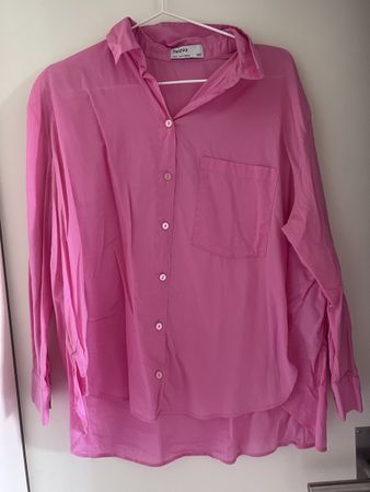 Bershka Bluse Rosa Grösse S