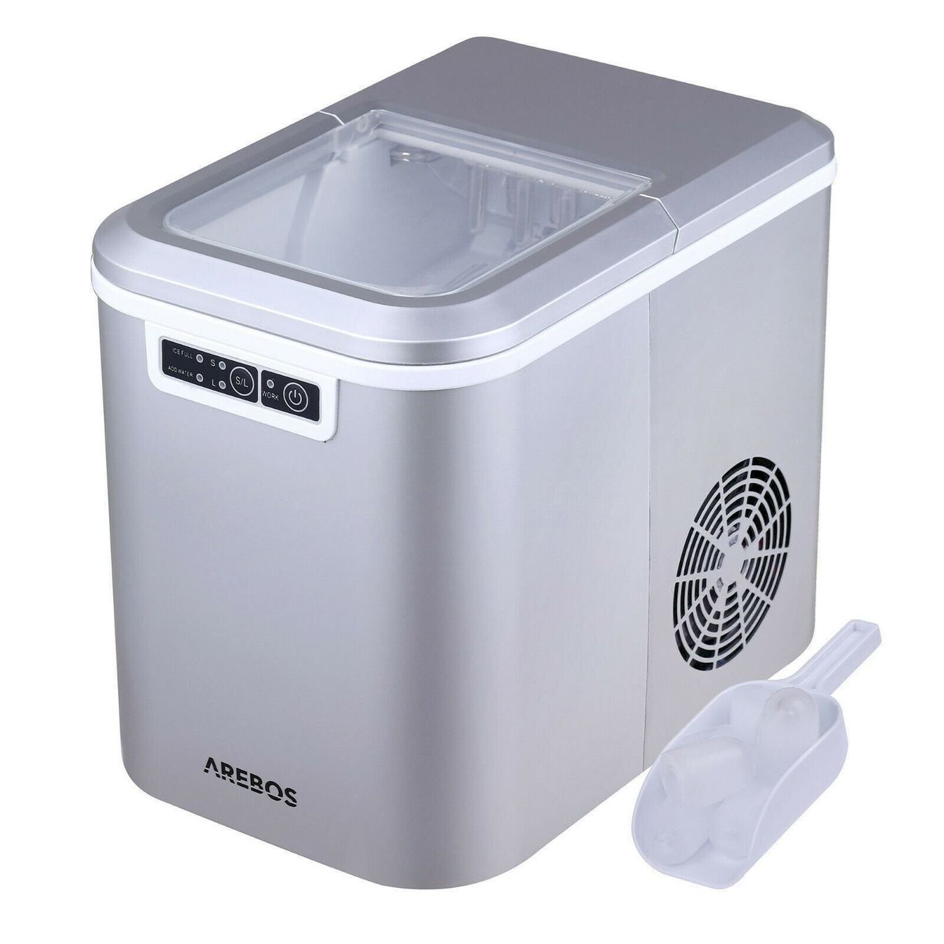 Elettrodomestici da cucina: Arebos Eiswürfelmaschine 2,2L Icemaker – Nuovo e nell'imballaggio originale da Bottighofen venduto da zaap 4