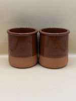 Lot de 2 pots La Fermière en terre cuite