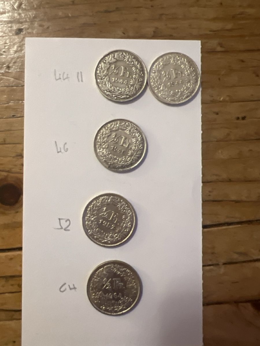 Tutti le monete: 50 Rappenstück – Usato da Hittnau venduto da BrigitteM8335