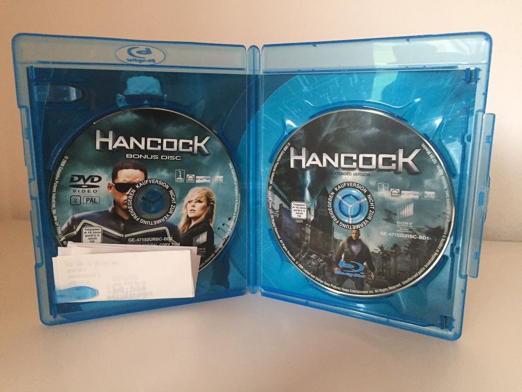 Alle DVDs: Hancock - Extended Version (2009) - BLURAY – Gebraucht aus Liestal von Adam-Grey 3