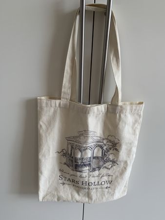 Shopper 100% Baumwolle aus Stars Hollow 40x33 blauer Druck