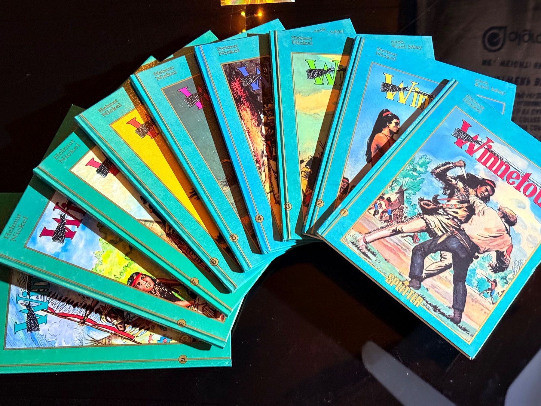Fumetti: Winnetou Comic-Sammlung Helmut Nickel, 9 Bände! – Usato da Zuerich venduto da SonderArt-Wertgut