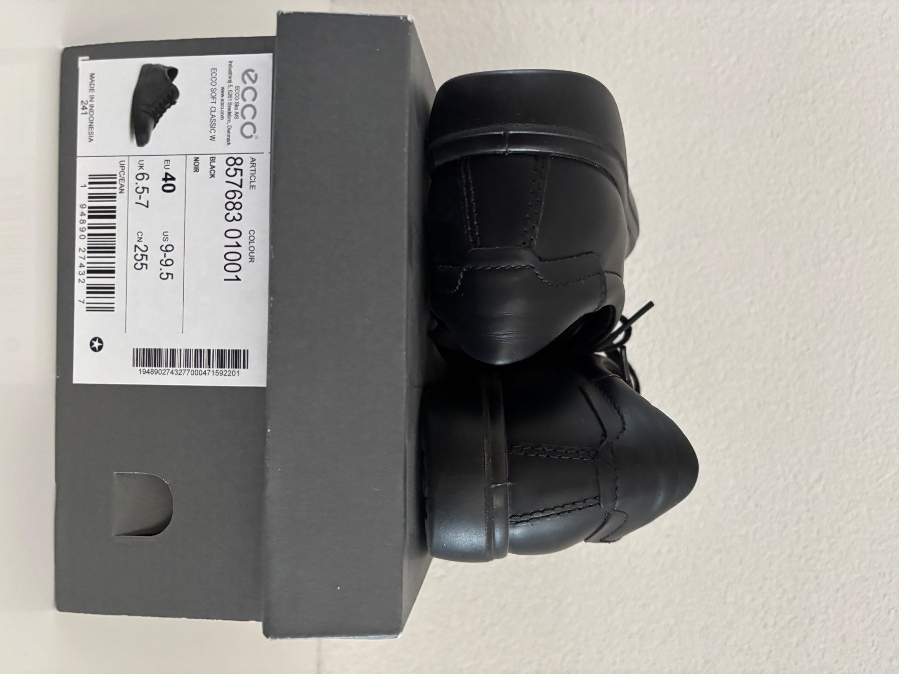 Ecco Scarpe da donna: ECCO Soft Classic - Schuhe schwarz Leder Gr. 40 NEU – Usato da Zürich venduto da sihafa 2