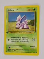 🐾 Pokémon Base Set – Nidoran 1. Edition – Deutsch – WotC