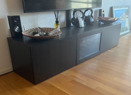 IKEA BESTÅ TV Bench 180 × 40 × 48 cm – Black