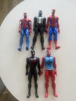 Lot figurines Spider-Man Marvel 5 pièces bon état