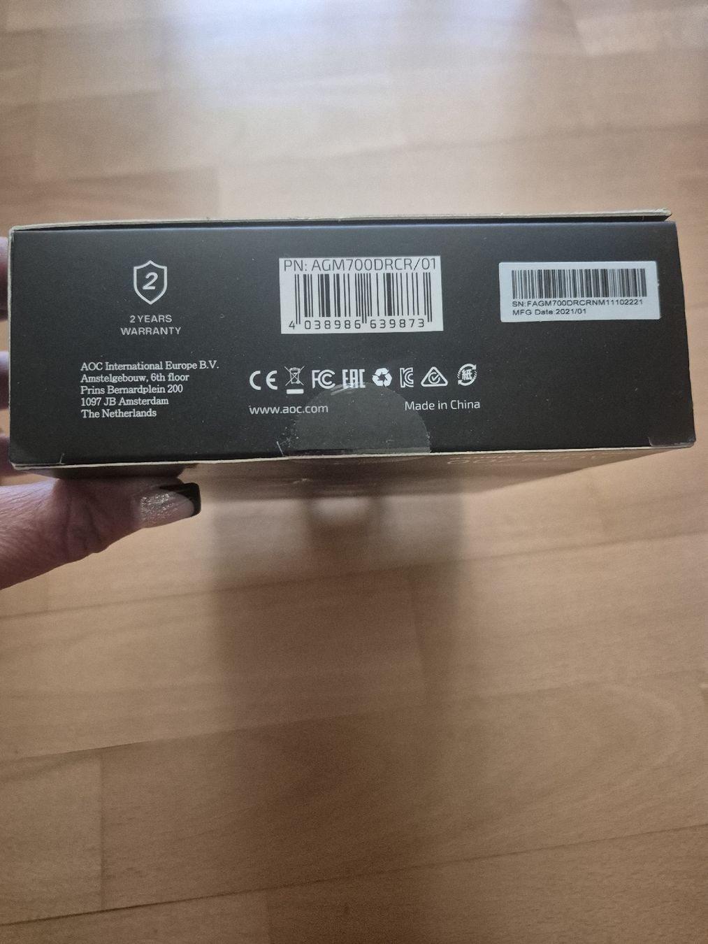 Maus: Gaming Mouse AGM 700 – Neu und originalverpackt aus Zürich von tiz_kq79 1
