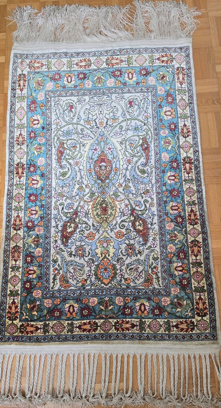 Tappeti: Wunderschöner echt alter originaler Hereke Seidenteppich 60x – Usato da Kriens venduto da atlas2014 5