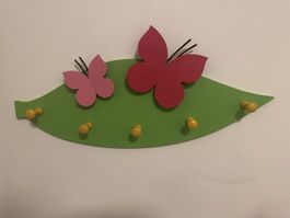Kinder Garderobe Schmetterlinge  gebraucht