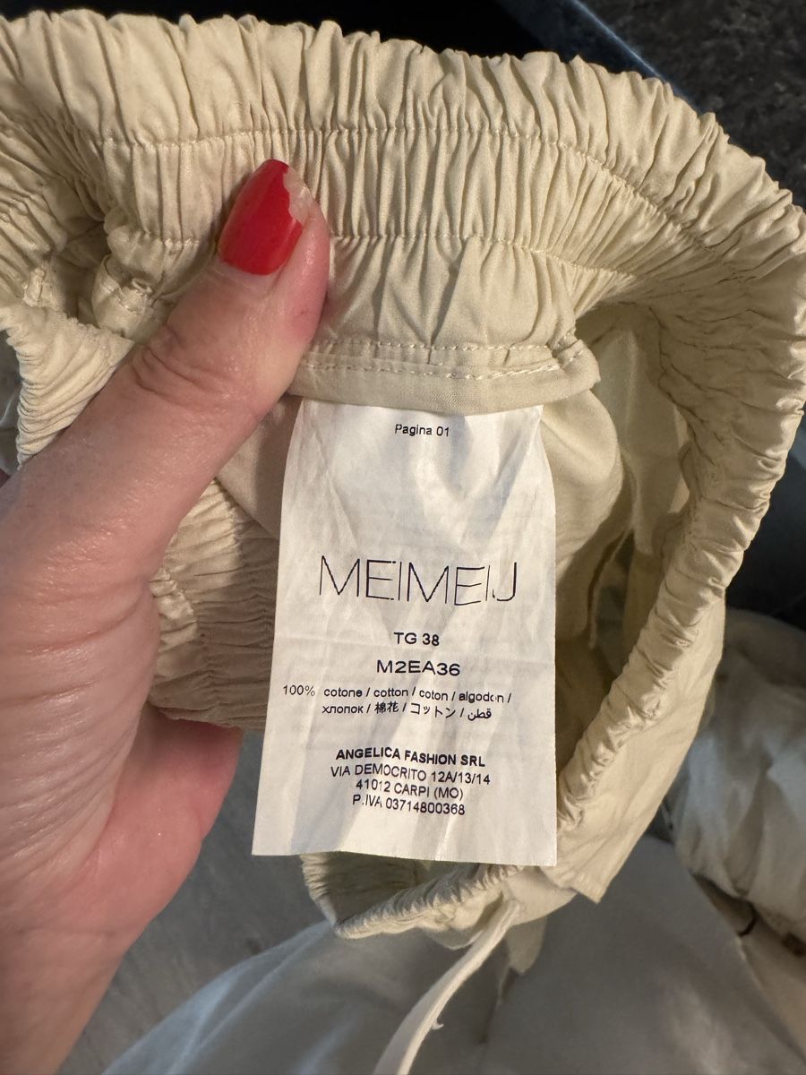Pantaloni: Meimeij Hose Beige, Gr. 38 – Usato da zürich venduto da dalia06 2