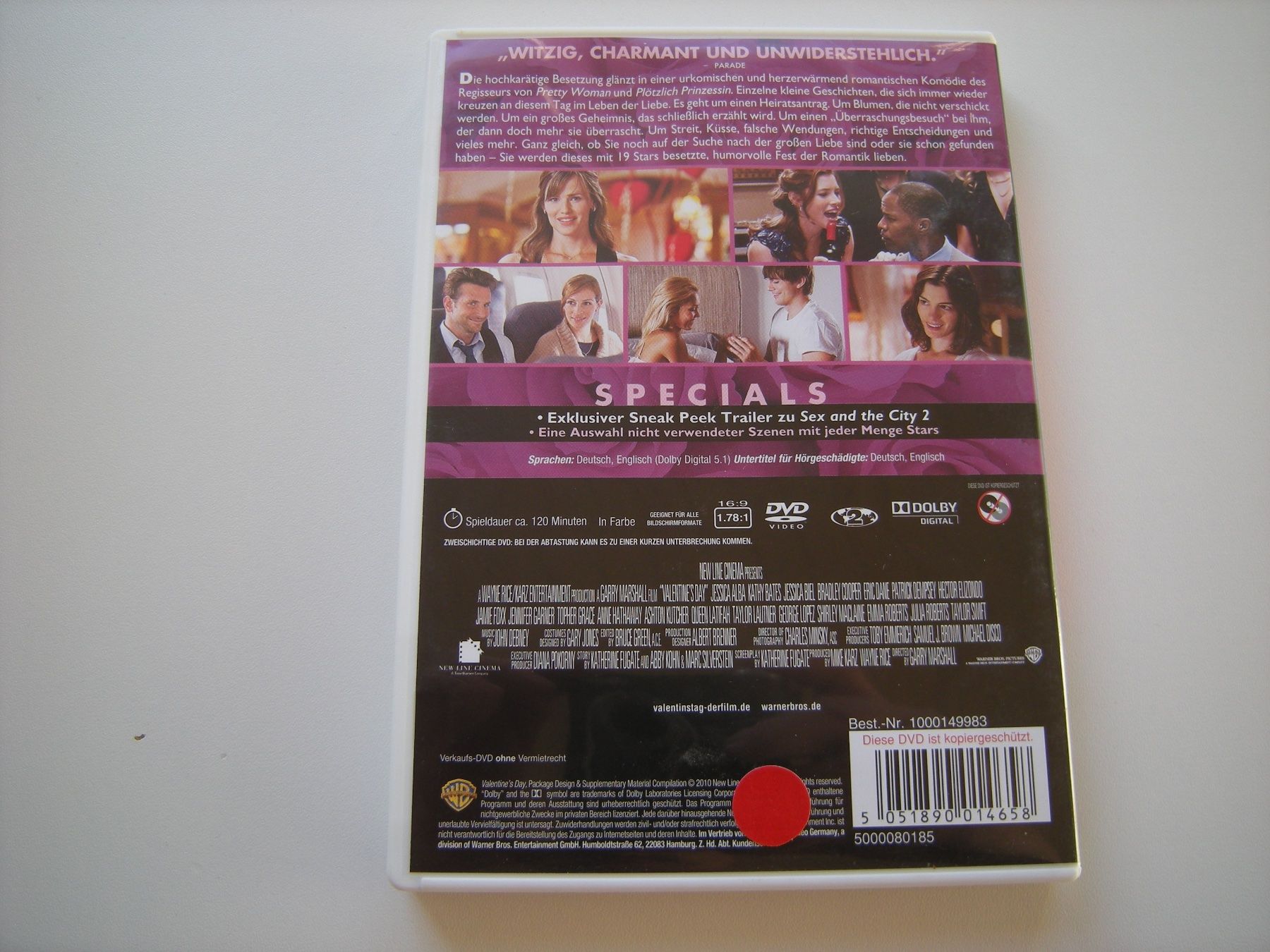 Tutti i DVDs: VALENTINSTAG – Usato da Basel venduto da Ceebee62 1