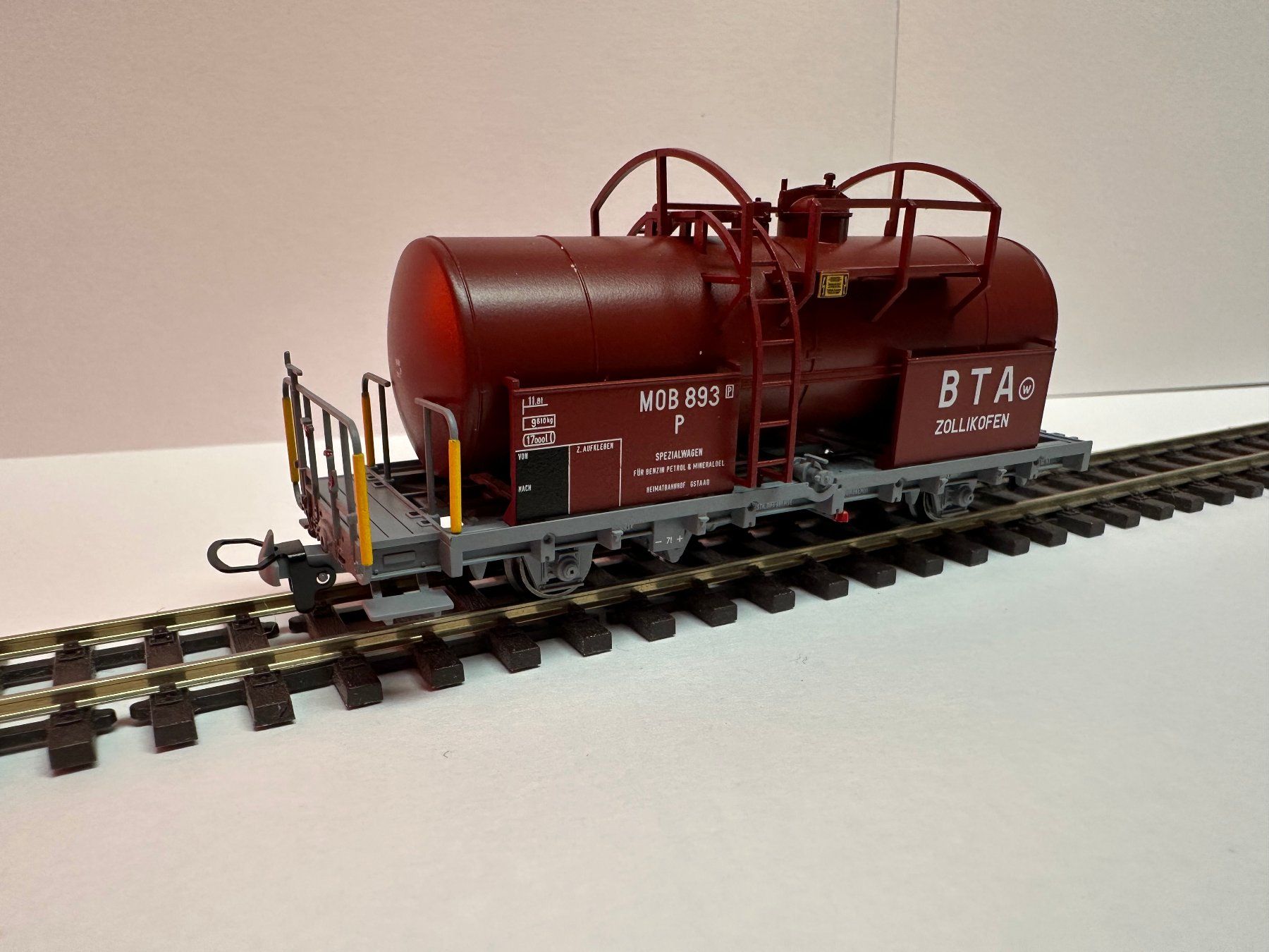 Bemo Trains électriques: Bemo - MOB P 893 - Kesselwagen – Neuf avec emballage d'origine à Domat/Ems par mmx4001