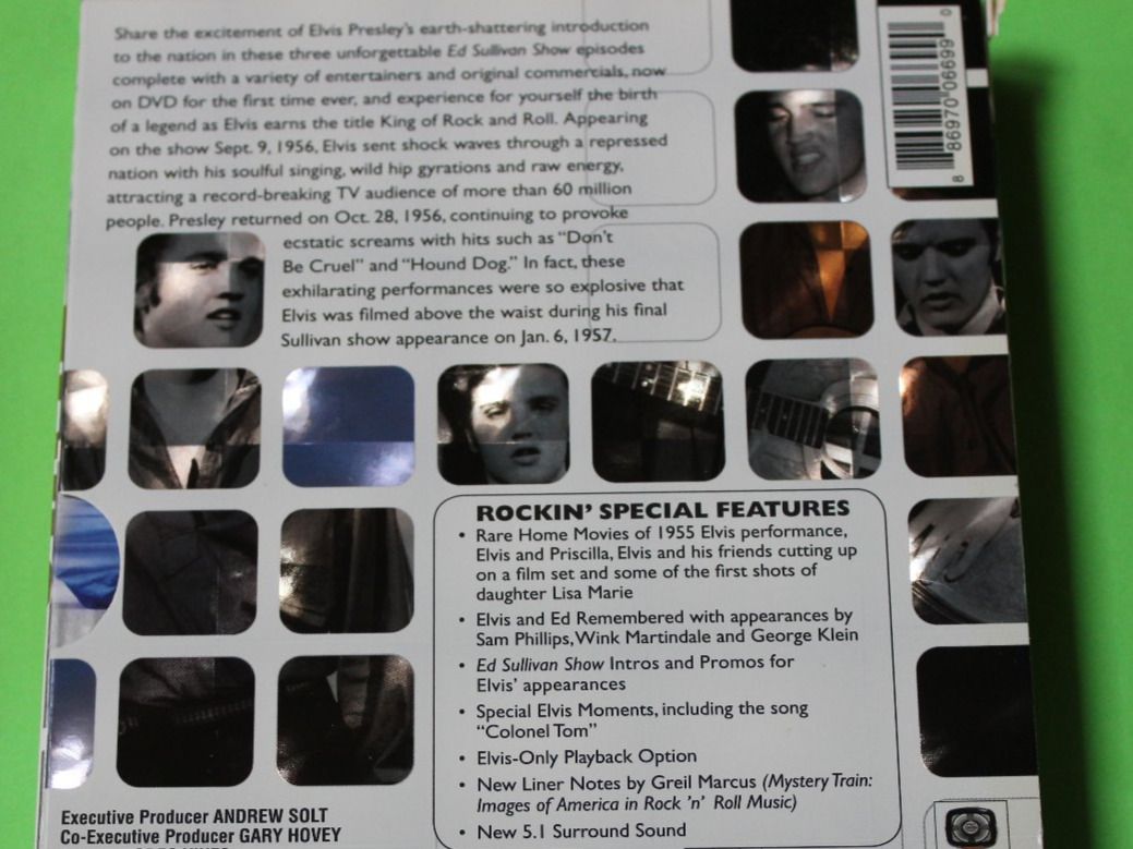 Tutti i DVDs: ELVIS PRESLEY - THE ED SULLIVAN SHOWS 3DVDs – Nuovo (secondo la descrizione) da Tübach venduto da JamesStone 9
