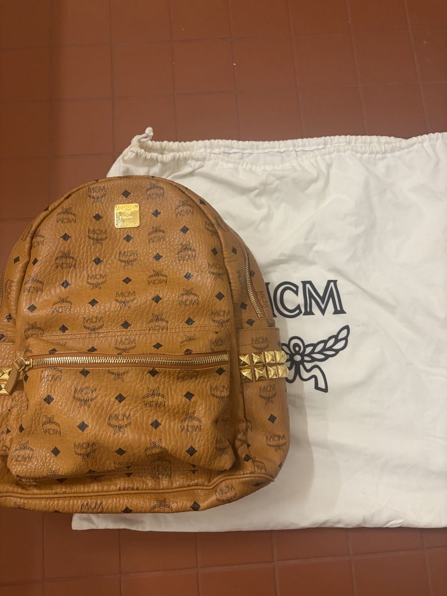 Mcm Zaini: MCM Stark Backpack / Rucksack in Cognac – Usato da Oberrieden venduto da kat_5tv2