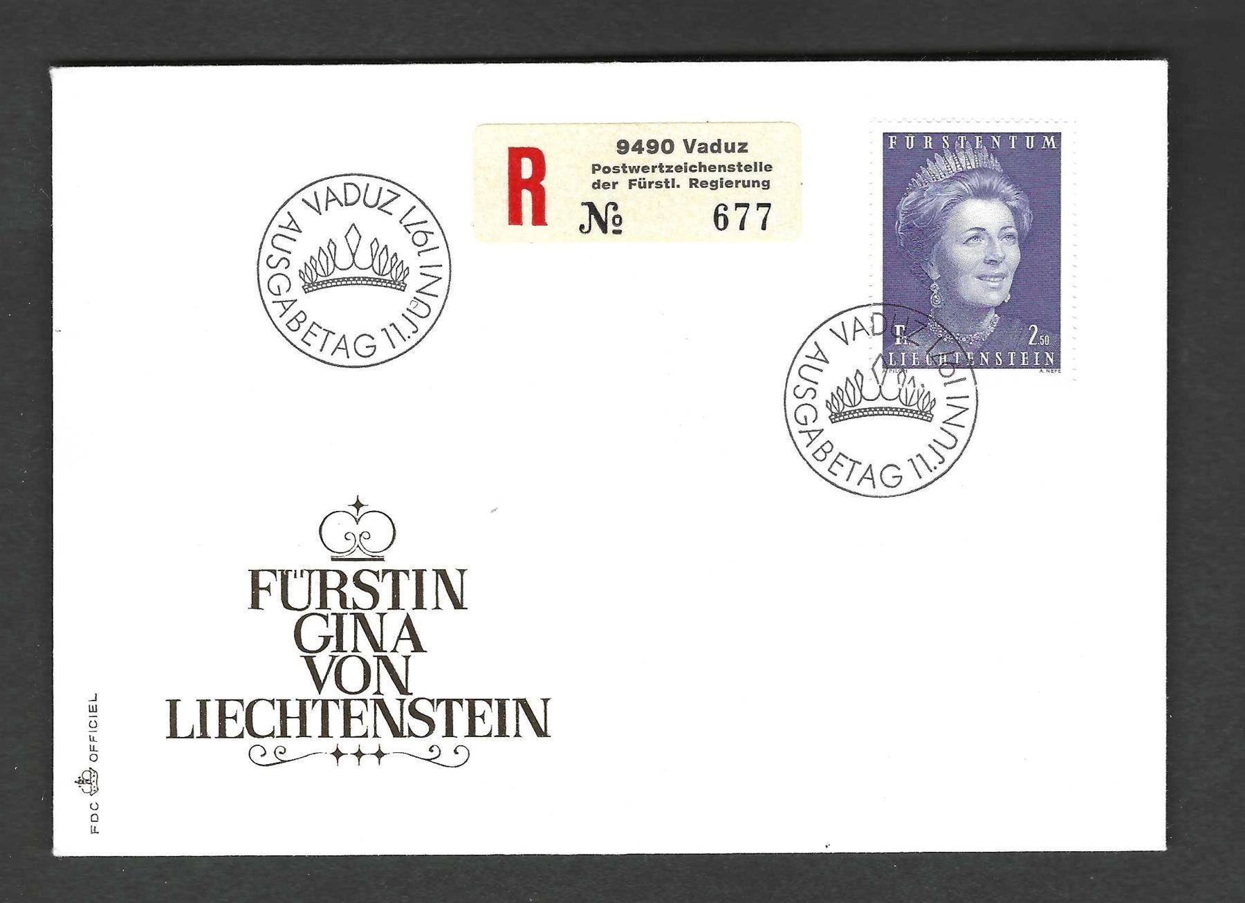 Tous les timbres: FDC Einschreiben Lichtenstein – D'occasion à Koblenz par Markenhimmel