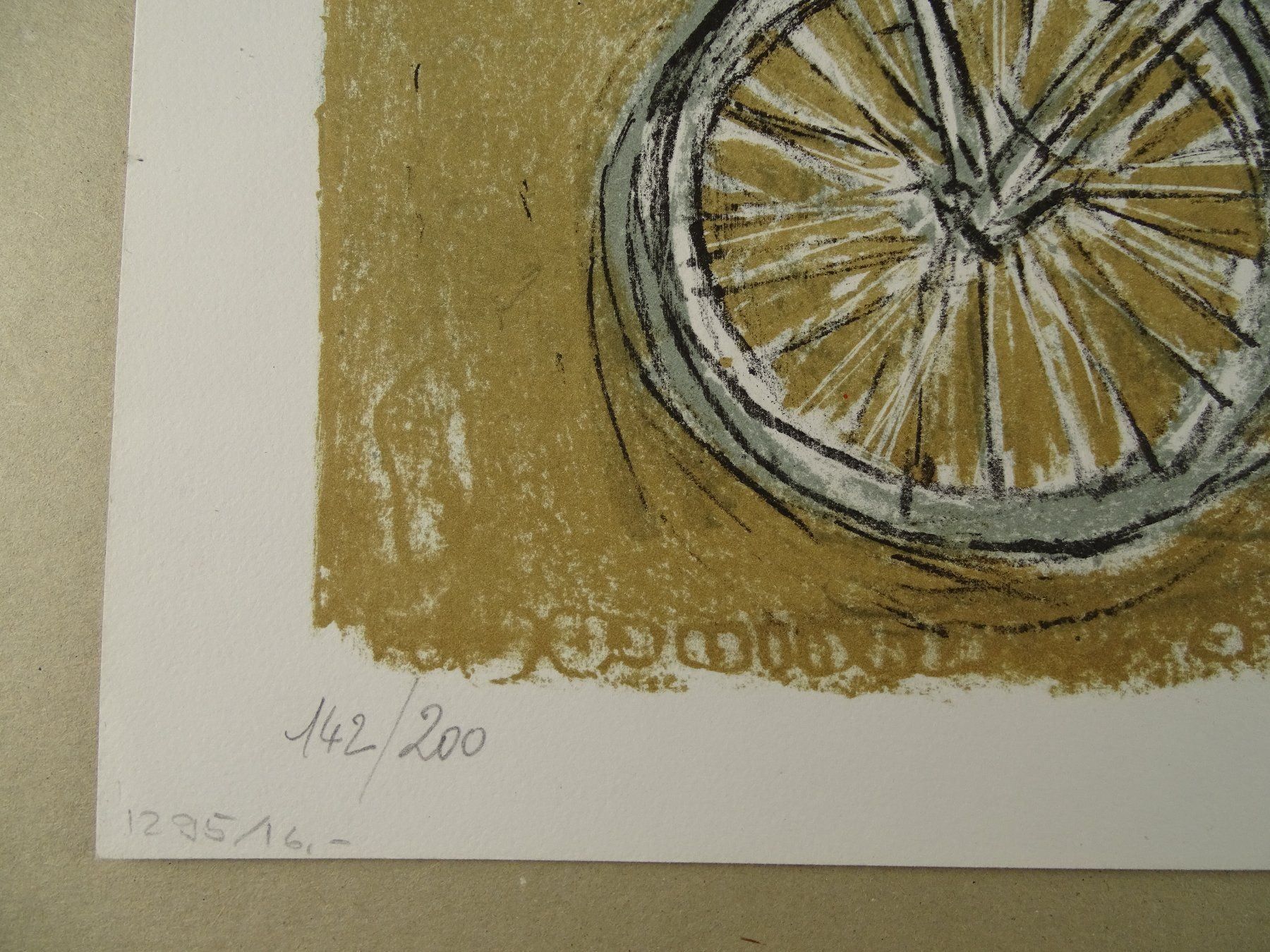 Grafica & Litografie: NATHALIE CHABRIER: KUNSTRADFAHRERIN – Usato da Grüningen venduto da Kartensammler 5