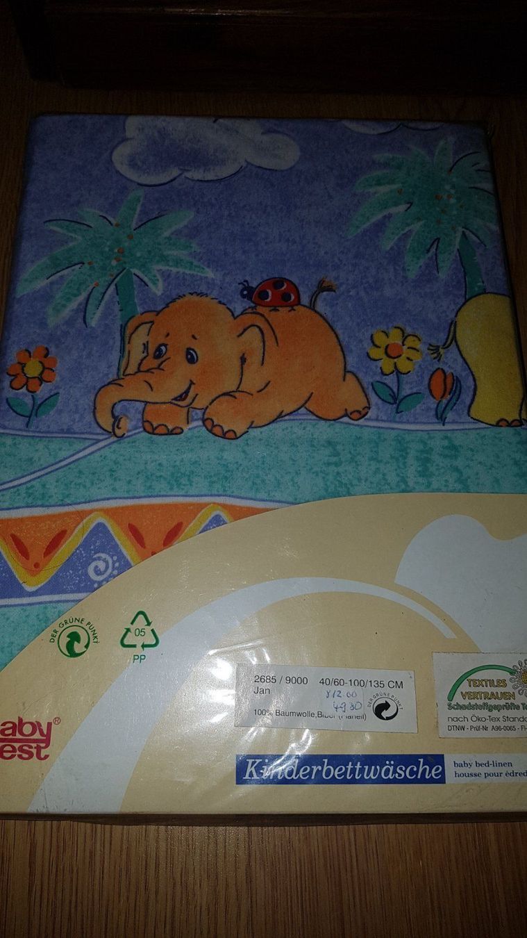 Bettwäsche: Kinderbettwãsche baby best Elefant – Neu und originalverpackt aus Schwarzenburg von Flamingo07