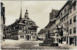 SH 37 Stein am Rhein Rathausplatz belebt