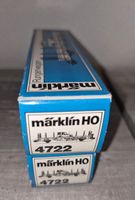 Märklin Leerkarton / OVP 2 Stück, Nr. 4722, Rungenwagen