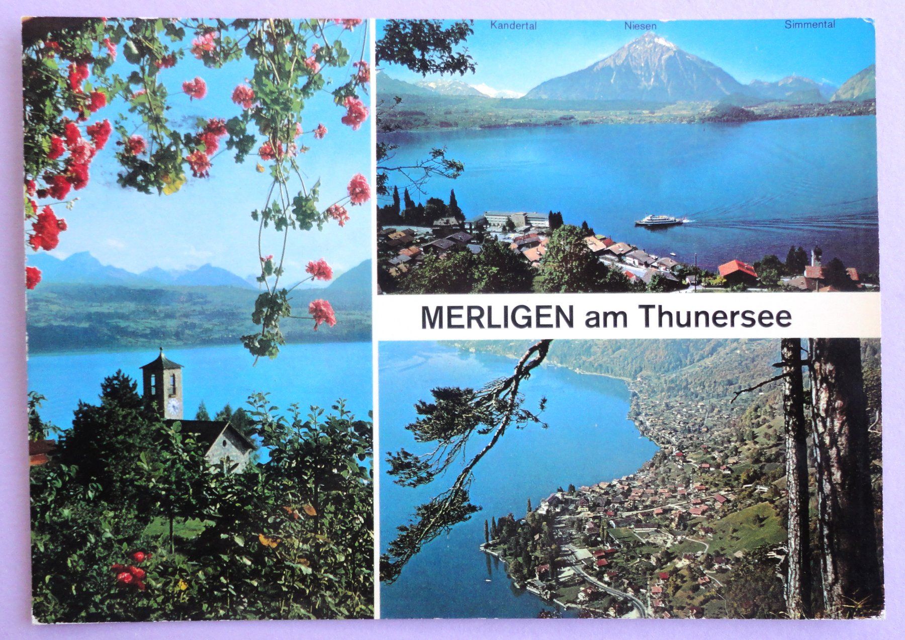 Cartoline postali: Merligen am Thunersee – Usato da Fétigny venduto da Billy2miny
