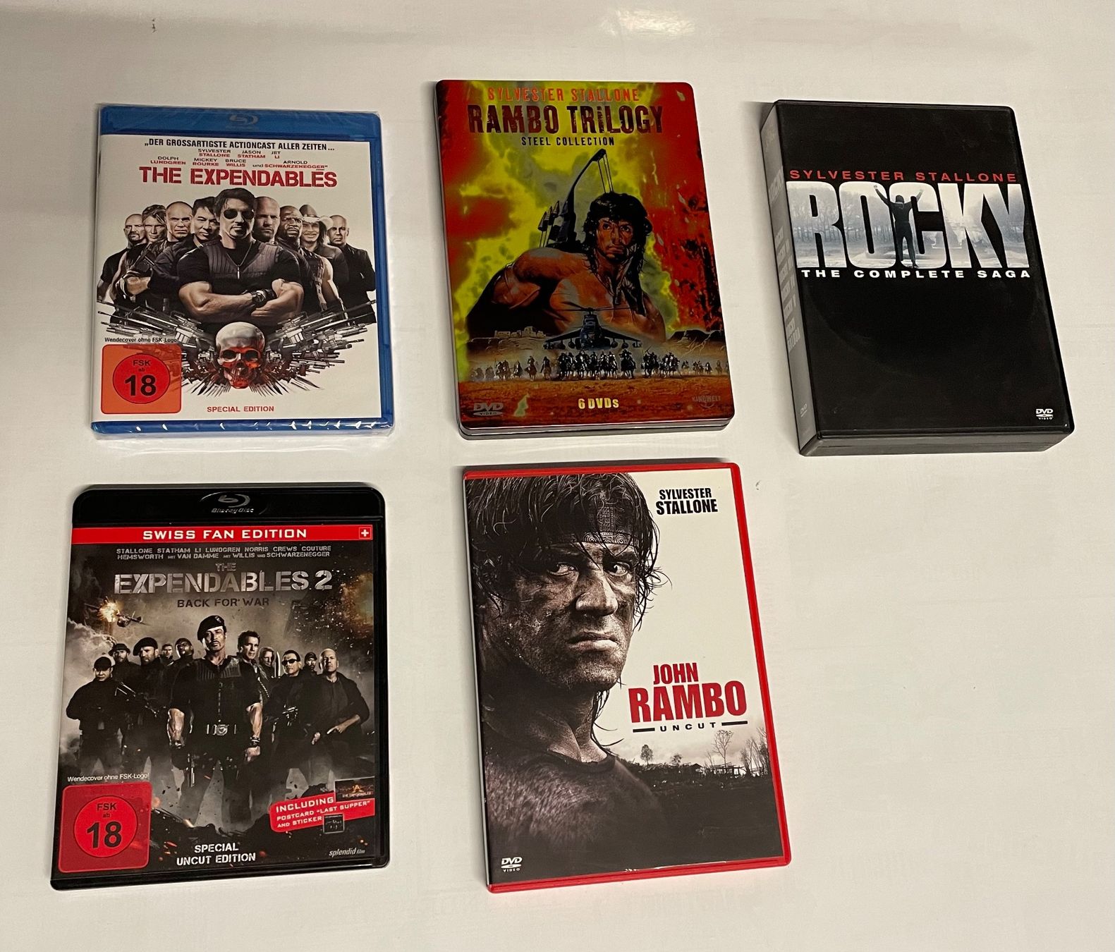 Tous les DVDs: Stallone Filme, 12 DVD – D'occasion à Löhningen par Hitman77