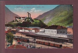 BELLINZONA - Stazione - 1912 // pli //
