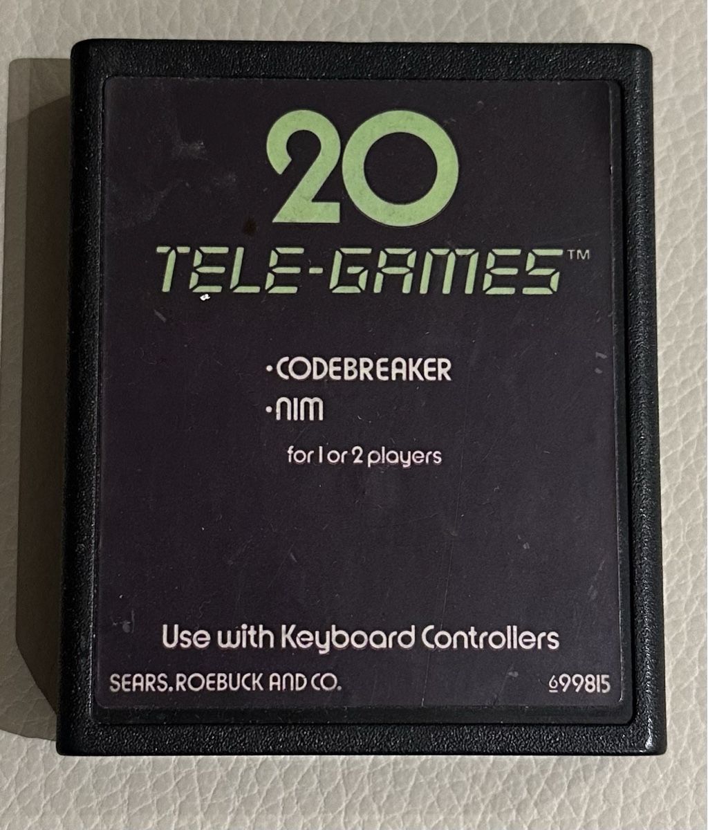 Atari Giochi: Tele Games 20 Codebreaker für Atari 2600 – Usato da Kestenholz venduto da Matti_10