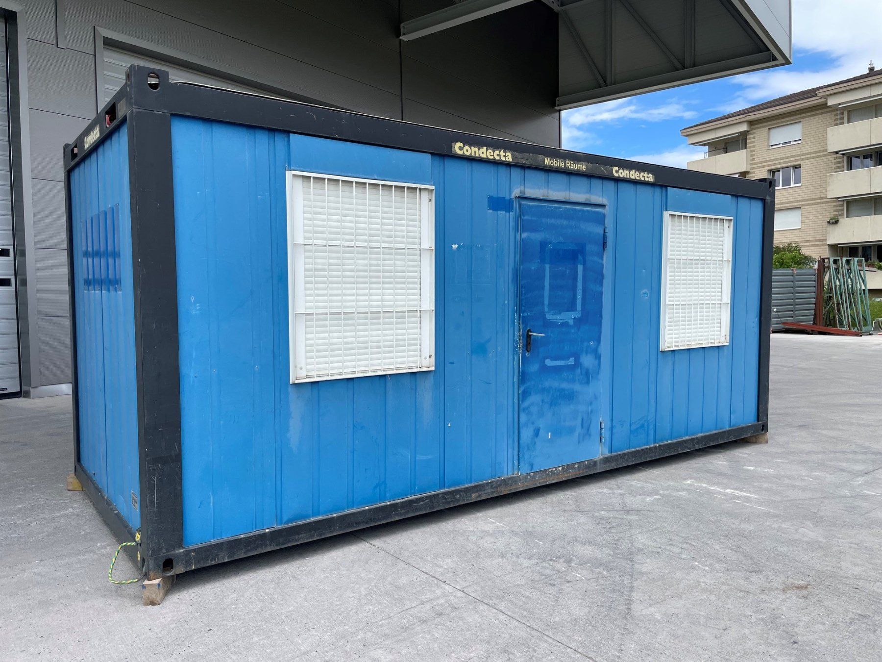 Contenitori edile: Bürocontainer, Baucontainer, Container, Lager, Stall, Raum! – Difettoso da Kradolf venduto da BKSAG 2
