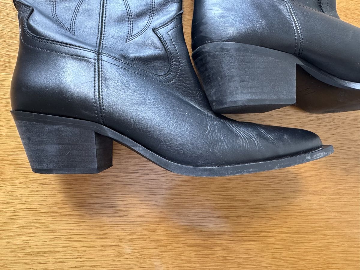 Zara Scarpe da donna: Schwarze Cowboystiefel Gr. 41. – Usato da Zürich venduto da ber_78xz 9