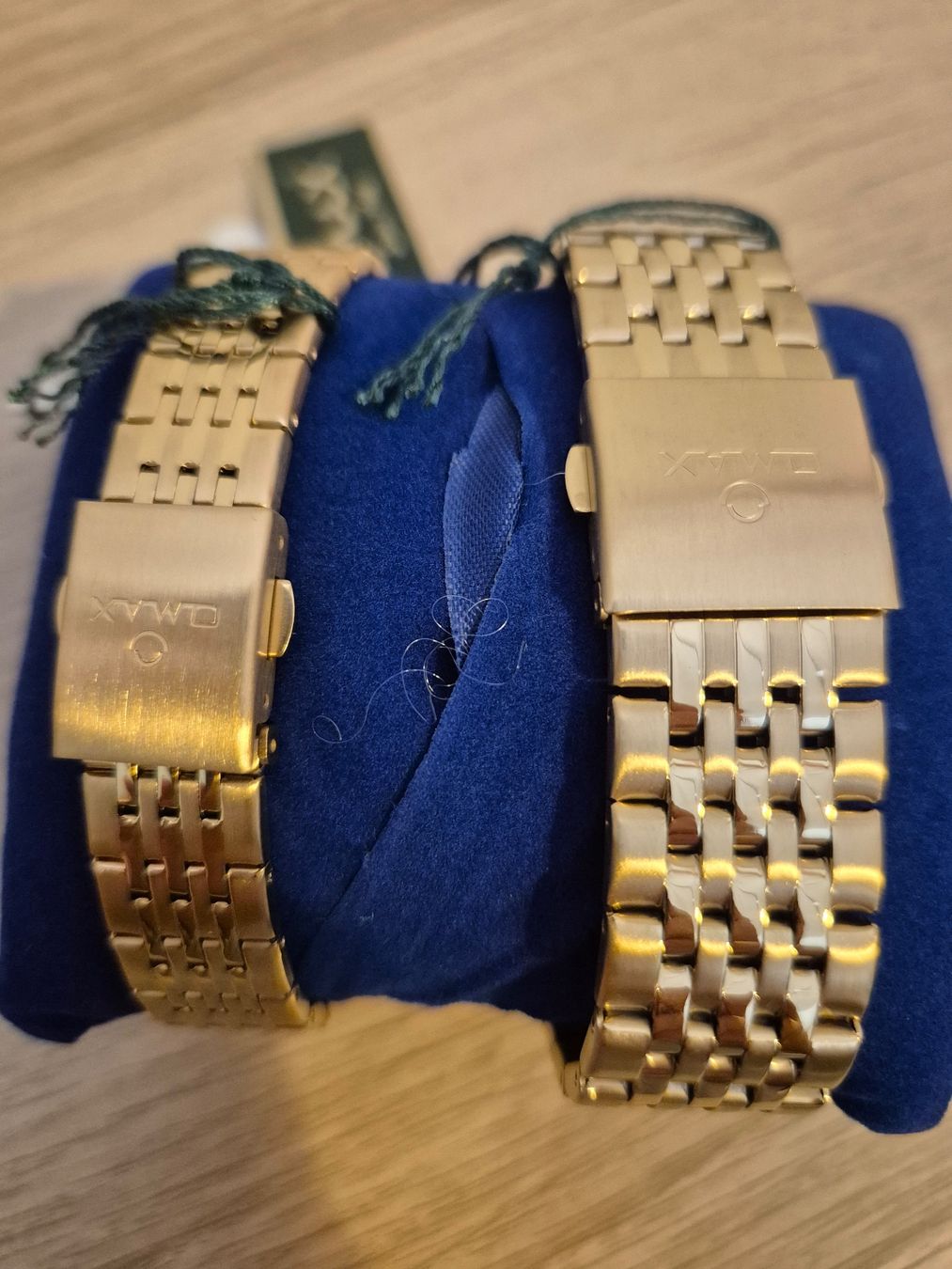 Orologi: OMAX Partneruhrenset gold / blau – Nuovo e nell'imballaggio originale da Zürich venduto da zah_967f 3