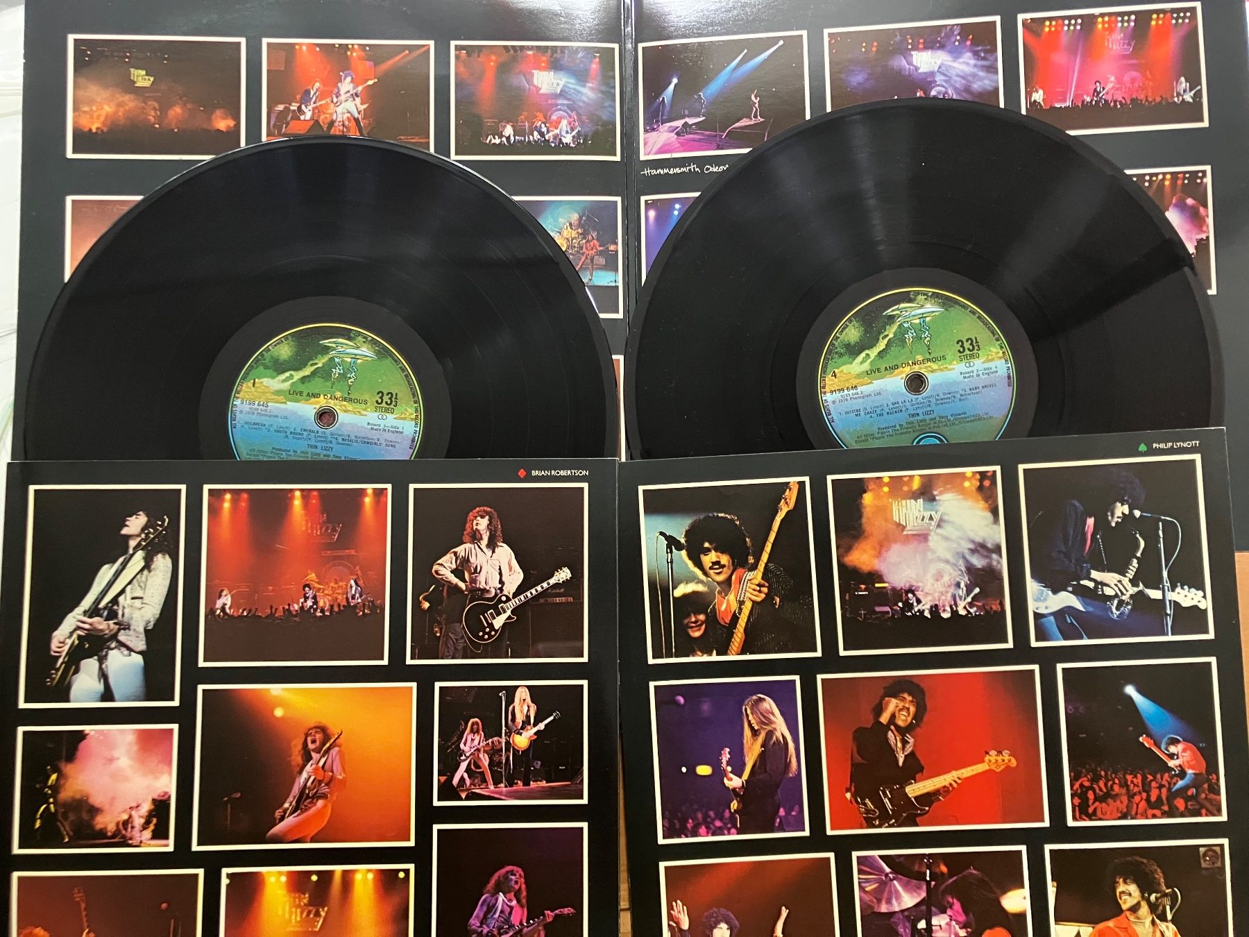 Schallplatten: Thin Lizzy Live and Dangerous 2 LP UK Original – Neu (gemäss Beschreibung) aus Basel von Gholb 2