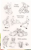 Neues Set Motivstempel  Hasen / Tierli