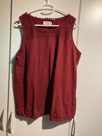 3er Set bordeaux rote Tops Gr. 48/50