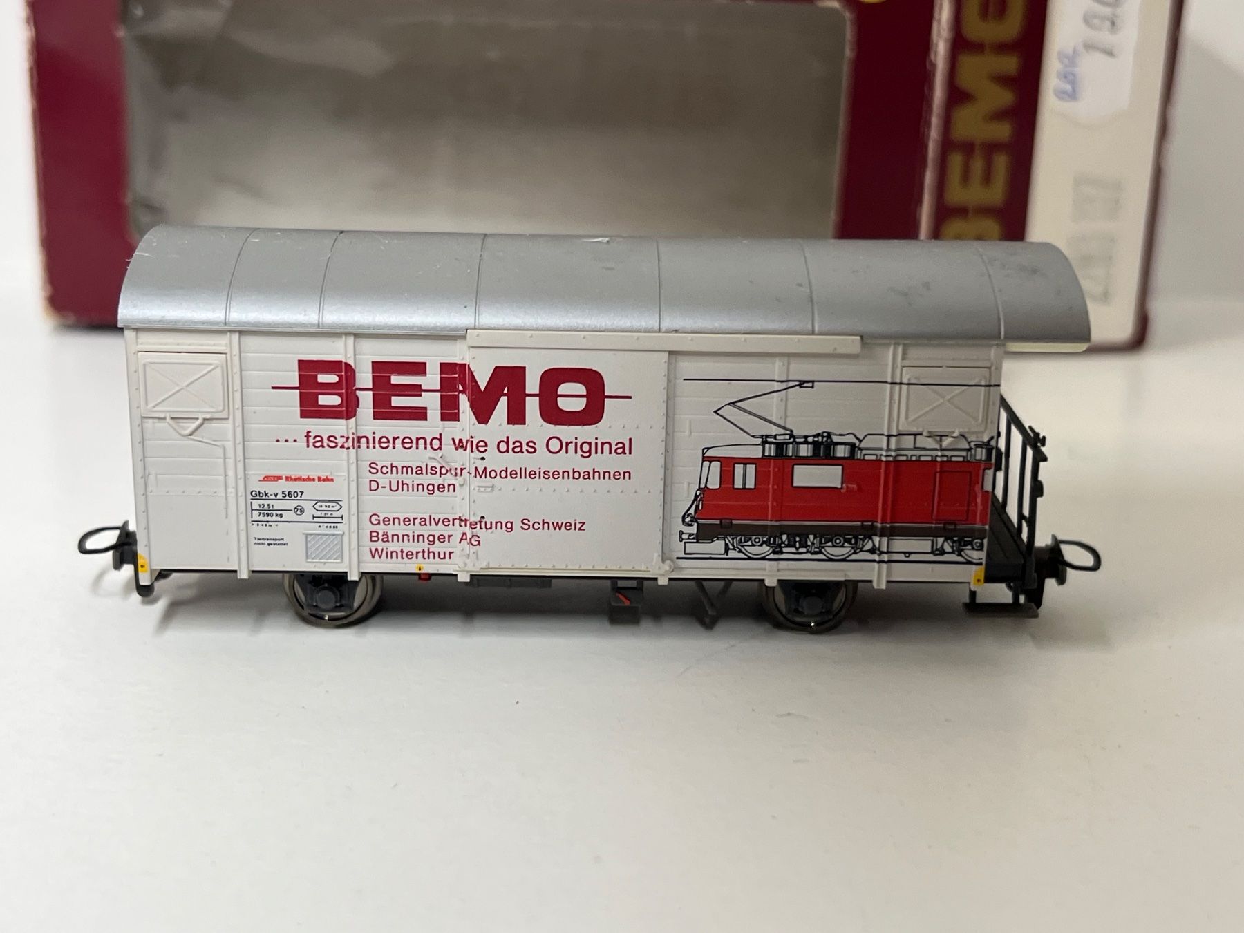 Bemo Modellini di ferrovie: Bemo  Gbk-v 5607   RhB H0m – Usato da Neuenhof venduto da ludovicco 2