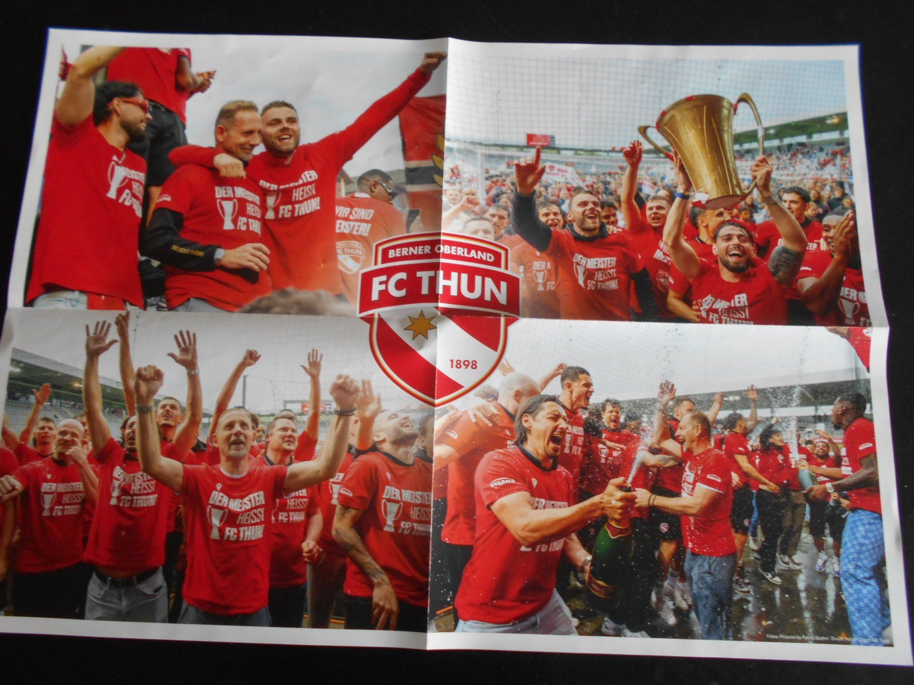 Foto & Immagini: FC Thun Schweizer Meister 2025/26 POSTER – Nuovo e nell'imballaggio originale da Hünibach venduto da vielesachen 1