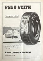 Veith Reifen - Alte Werbung / Ancienne réclame 1960