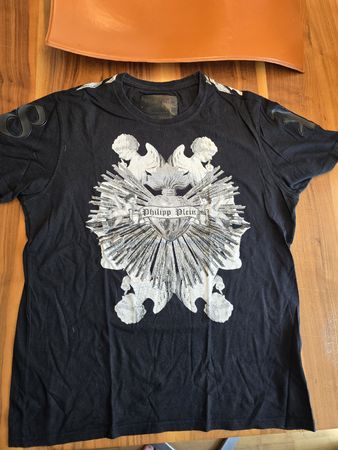 Philipp Plein T-Shirt schwarz mit Print guter Zustand