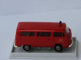 VW T2, DB, Bahnfeuerwehr, Bus, Brekina, HO, Neu, OVP