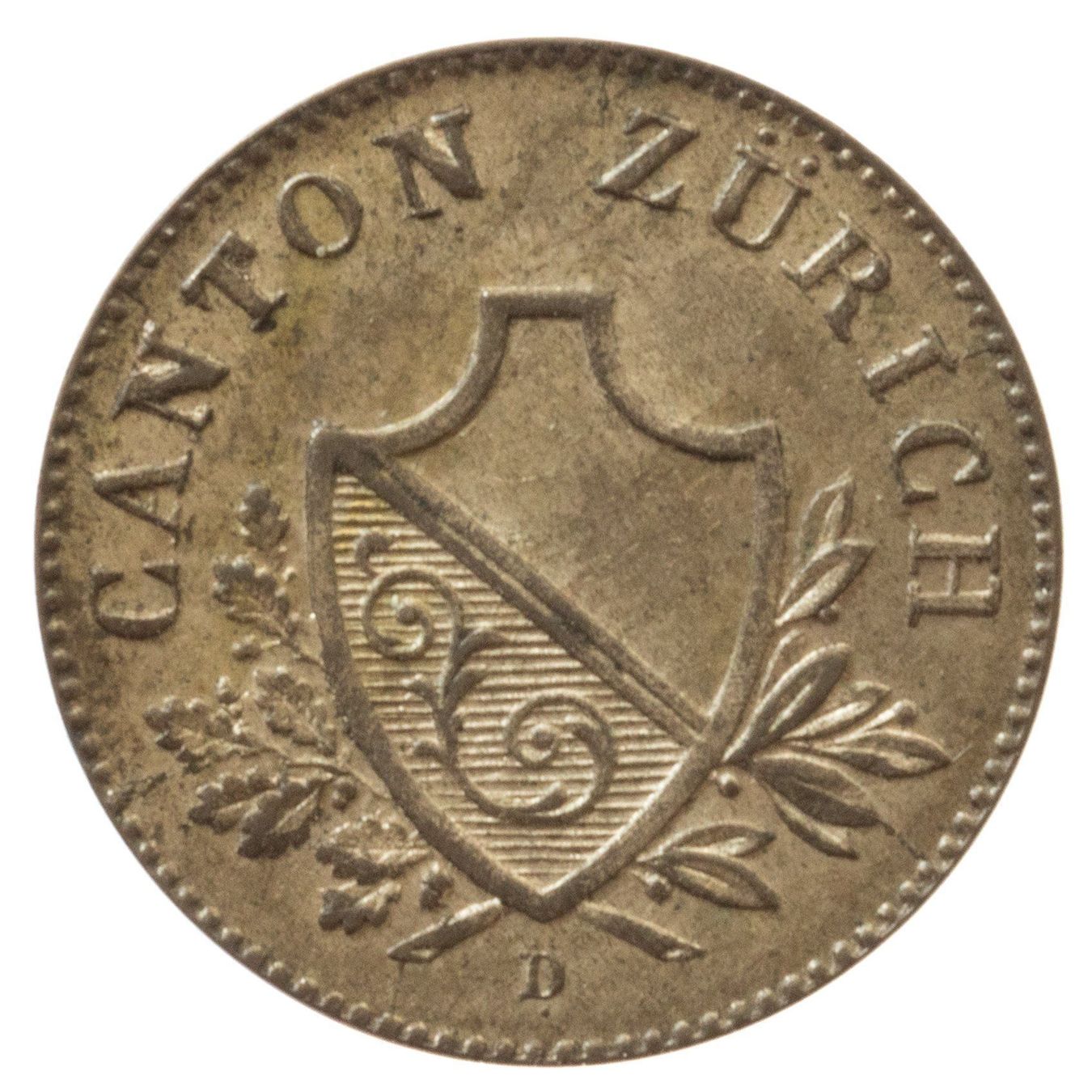 Tutti le monete: Zürich 2 Rappen 1842 – Usato da Rotkreuz venduto da Swiss-Coins