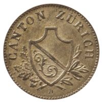 Zürich 2 Rappen 1842