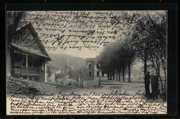 Cartoline postali: AK Fleurier, Rue du Pasquier, 1906 – Usato da Berlin venduto da bartko-reher