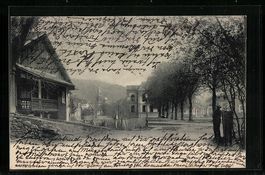 AK Fleurier, Rue du Pasquier, 1906